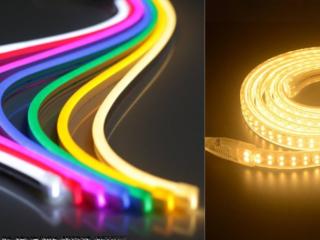 So sánh đèn LED dây neon uốn chữ và LED dây thường