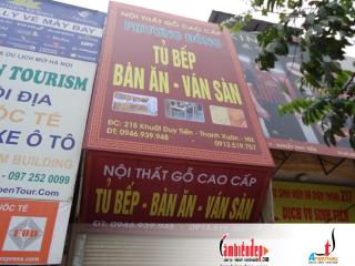 Quy trình thay thế bạt hiflex mới cho biển cửa hàng bị phai màu