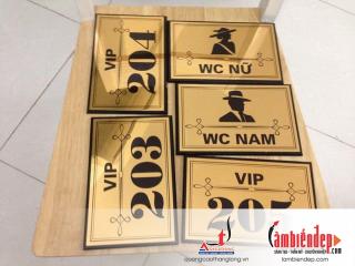 Top 50+ mẫu biển phòng ban vật liệu kim loại cao cấp, sang trọng