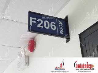 Biển phòng 2 mặt chất liệu alu dán decal