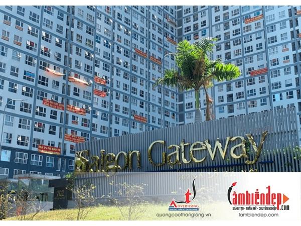 Thiết kế và thi công biển quảng cáo tòa nhà, khu chung cư