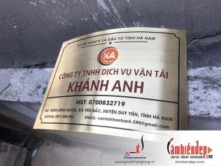 Lưu ý khi thi công và đảm bảo thời hạn treo biển công ty