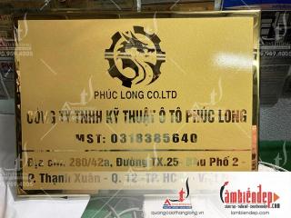 Tiêu chuẩn của một biển tên công ty kim loại chất lượng