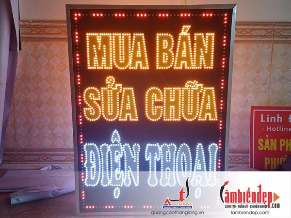 Biển LED quảng cáo hút nổi, vẫy cho tiệm nail, spa, tóc, café, thuốc tây