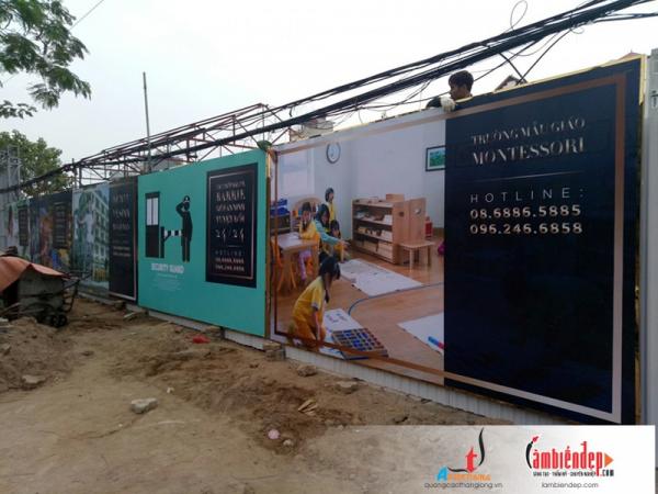Thi công hoarding, hàng rào dự án, hàng rào công trình uy tín