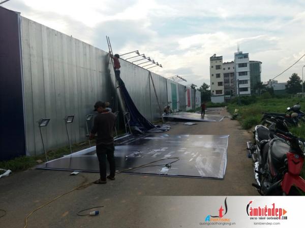 Thi công hoarding, hàng rào dự án, hàng rào công trình uy tín