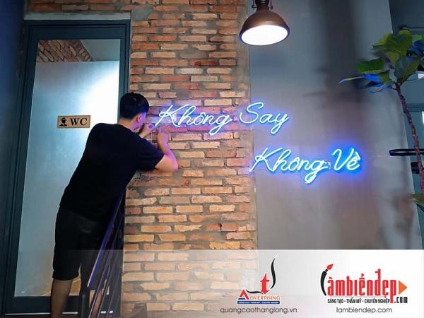 Đèn Led Neon trang trí cửa hàng