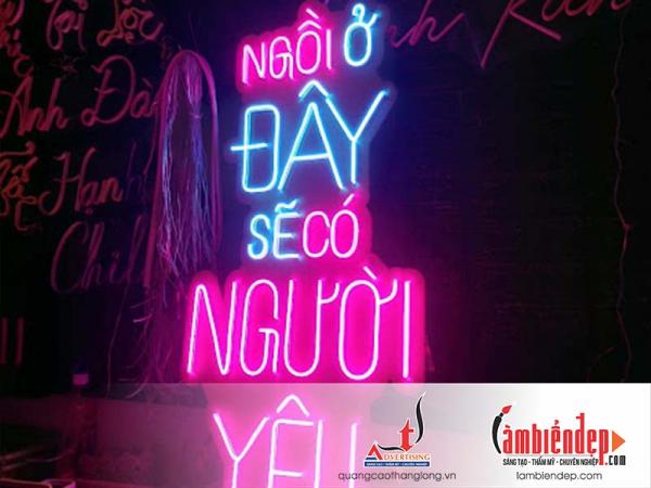 Đèn Led Neon trang trí cửa hàng