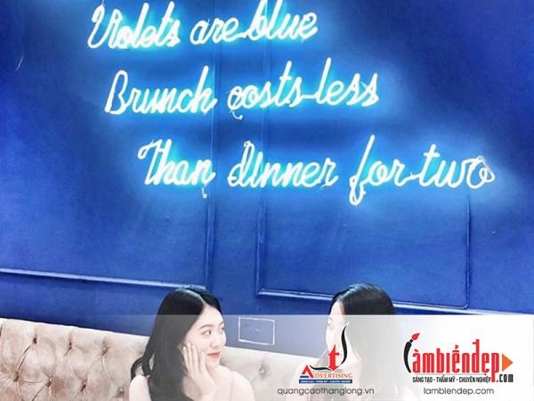 Đèn Led Neon trang trí cửa hàng