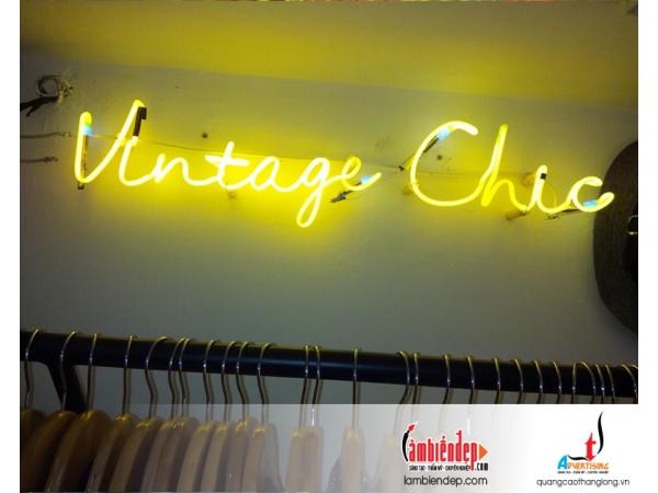 Thi công biển hiệu, chữ, dùng đèn neon sign