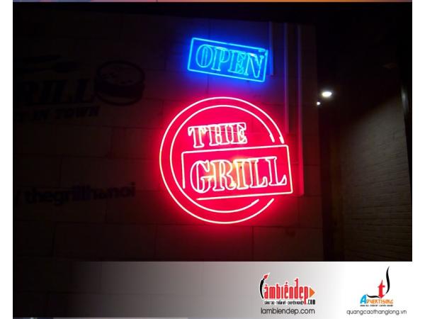 Thi công biển hiệu, chữ, dùng đèn neon sign