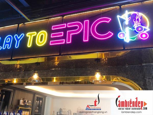 Thiết kế và lắp đặt đèn led neon trang trí, chữ led neon nhà hàng, khách sạn