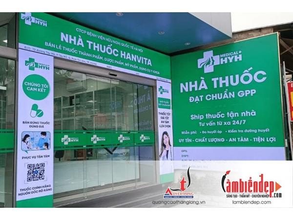 Thiết kế làm, biển quảng cáo nhà thuốc