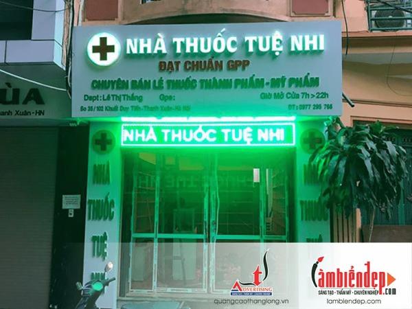 Thiết kế làm, biển quảng cáo nhà thuốc