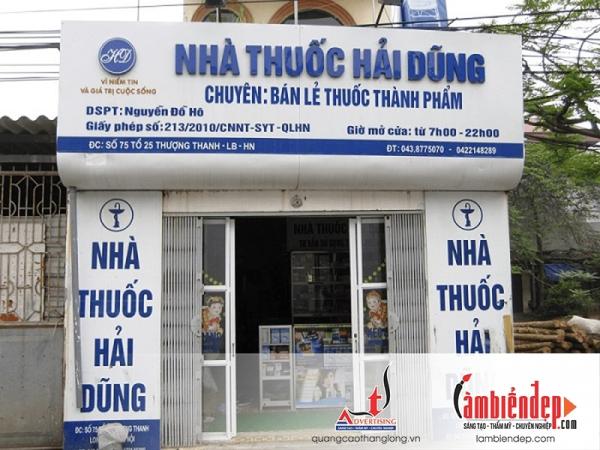 Thiết kế làm, biển quảng cáo nhà thuốc