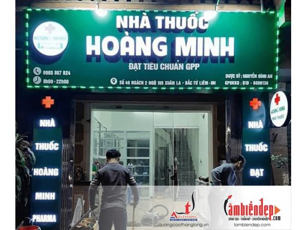Thiết kế làm, biển quảng cáo nhà thuốc