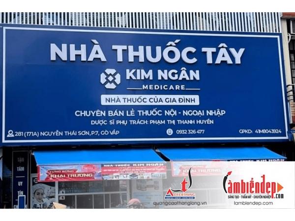 Thiết kế làm, biển quảng cáo nhà thuốc