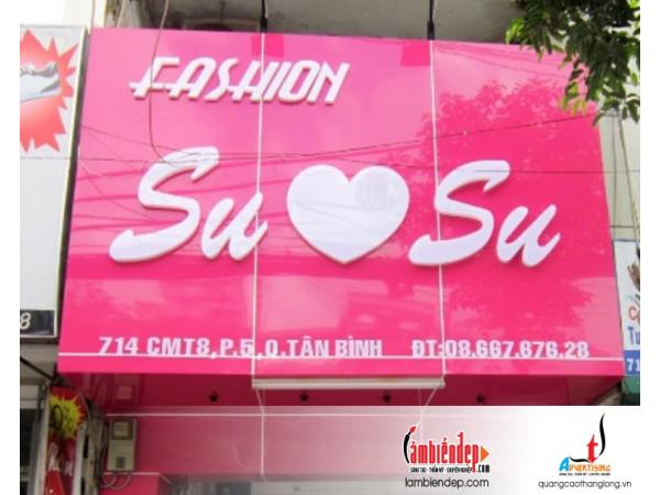 Thiết kế - thi công biển quảng cáo thời trang trẻ em