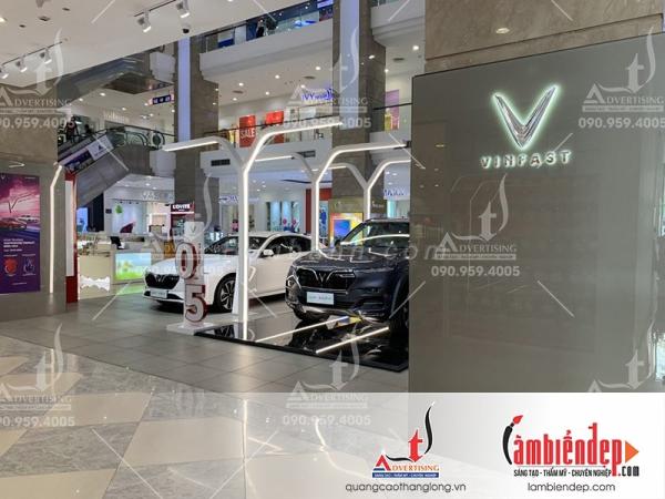 Thiết kế và thi công showroom, gian hàng trong trung tâm thương mại