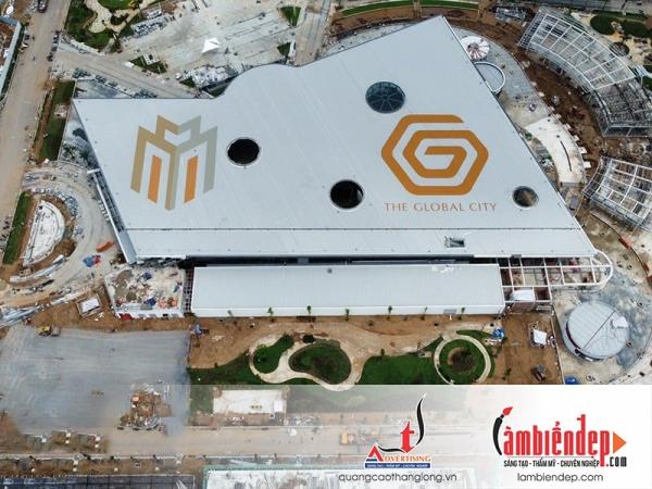 Thi công tạo hình và sơn logo nhà máy, xưởng sản xuất