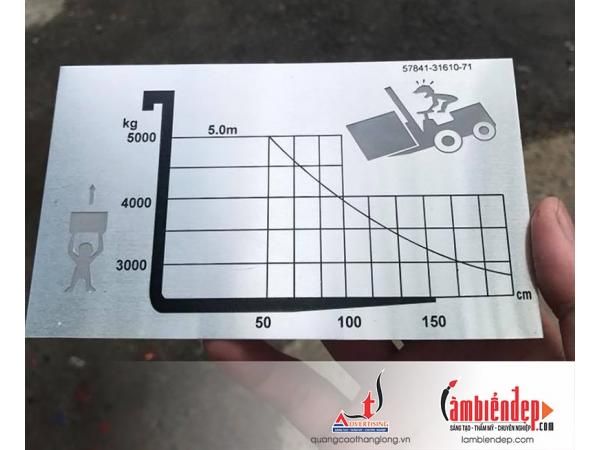 Thiết kế và gia công tem nhãn kim loại ăn mòn: nhôm, inox, đồng