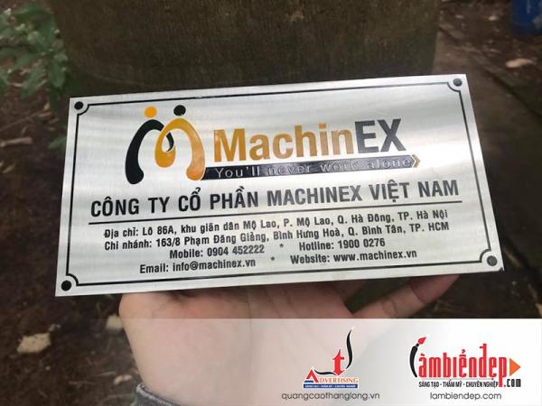 Thiết kế và gia công tem nhãn kim loại ăn mòn: nhôm, inox, đồng