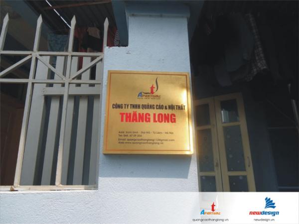 Biển đồng, inox, nhãn mác kim loại ăn mòn