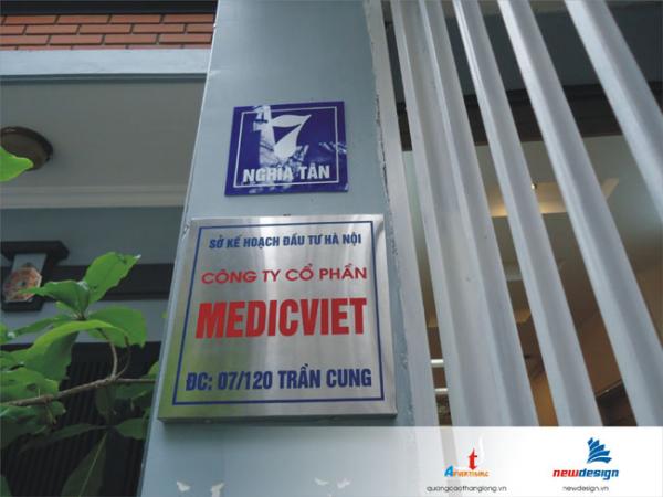 Biển đồng, inox, nhãn mác kim loại ăn mòn