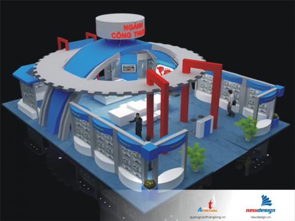Thiết kế, thi công showroom, triển lãm, gian hàng hội chợ