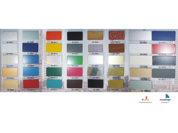 Mẫu tấm ốp nhôm, Alumium composite