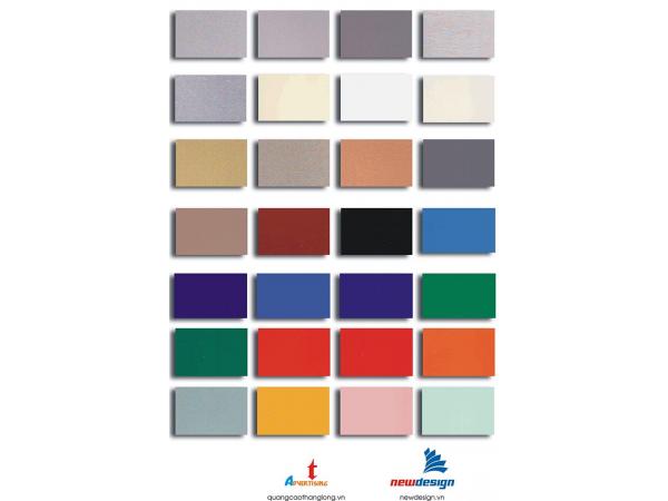 Mẫu tấm ốp nhôm, Alumium composite