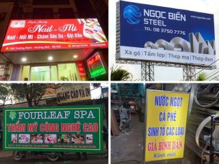 In và sử dụng biển bạt quảng cáo như nào để không bị bạt màu