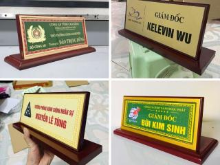 Đặc điểm nổi bật và phân loại biển chức danh chữ L