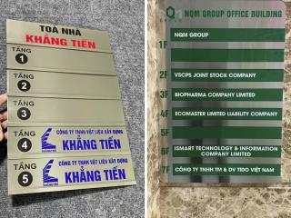Phân loại các biển chỉ dẫn sơ đồ tòa nhà văn phòng