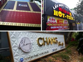 Chia sẻ kinh nghiệm thi công biển quảng cáo ốp alu