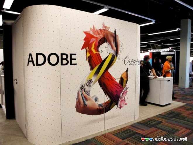 Ảnh maketing cho bộ Adobe Creative Suite CS6 4
