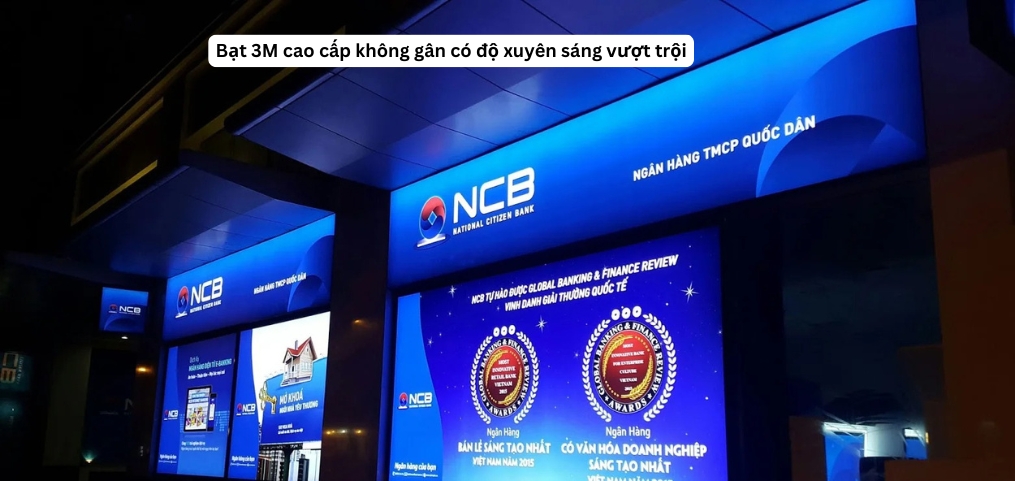 Bạt 3M cao cấp không gân có độ xuyên sáng vượt trội