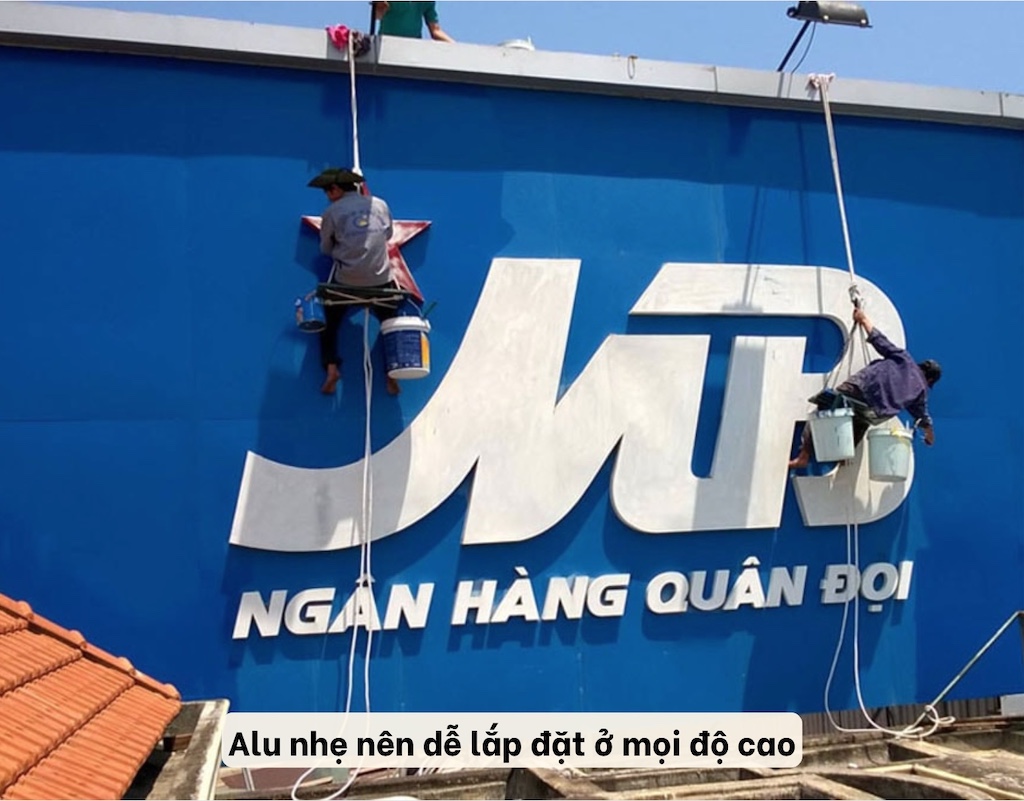 Alu là vật liệu nhẹ nhưng chắc chắn