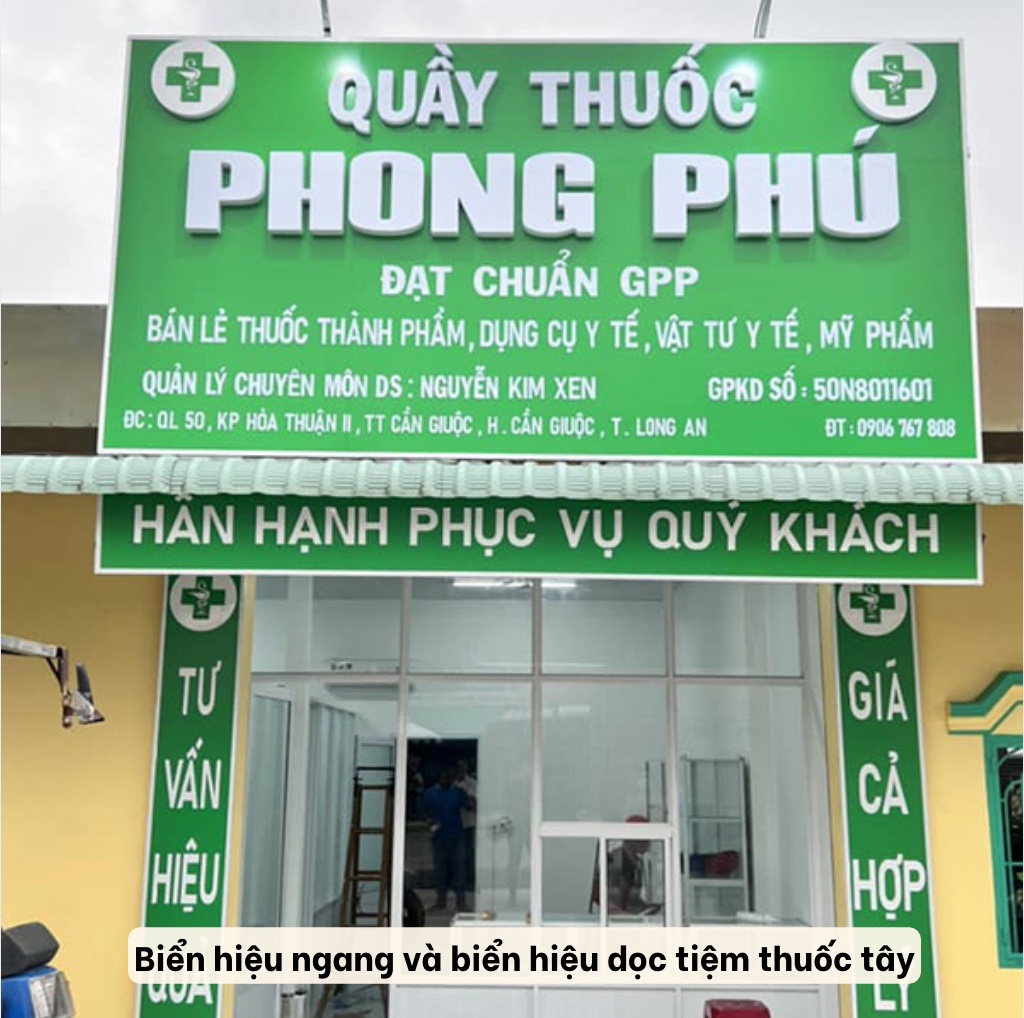 Quầy thuốc phong phú