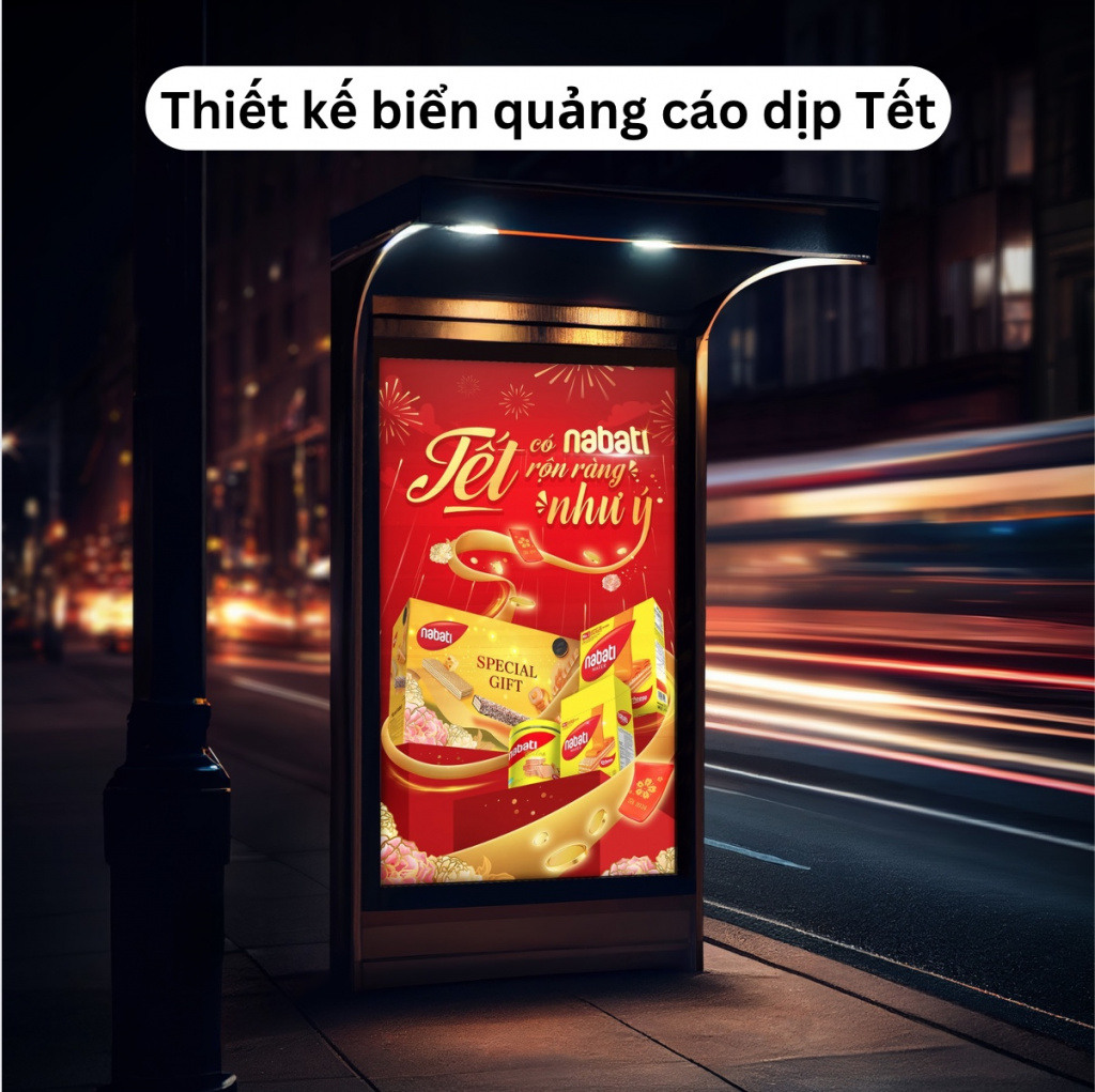 Thiết kế biển quảng cáo dịp Tết