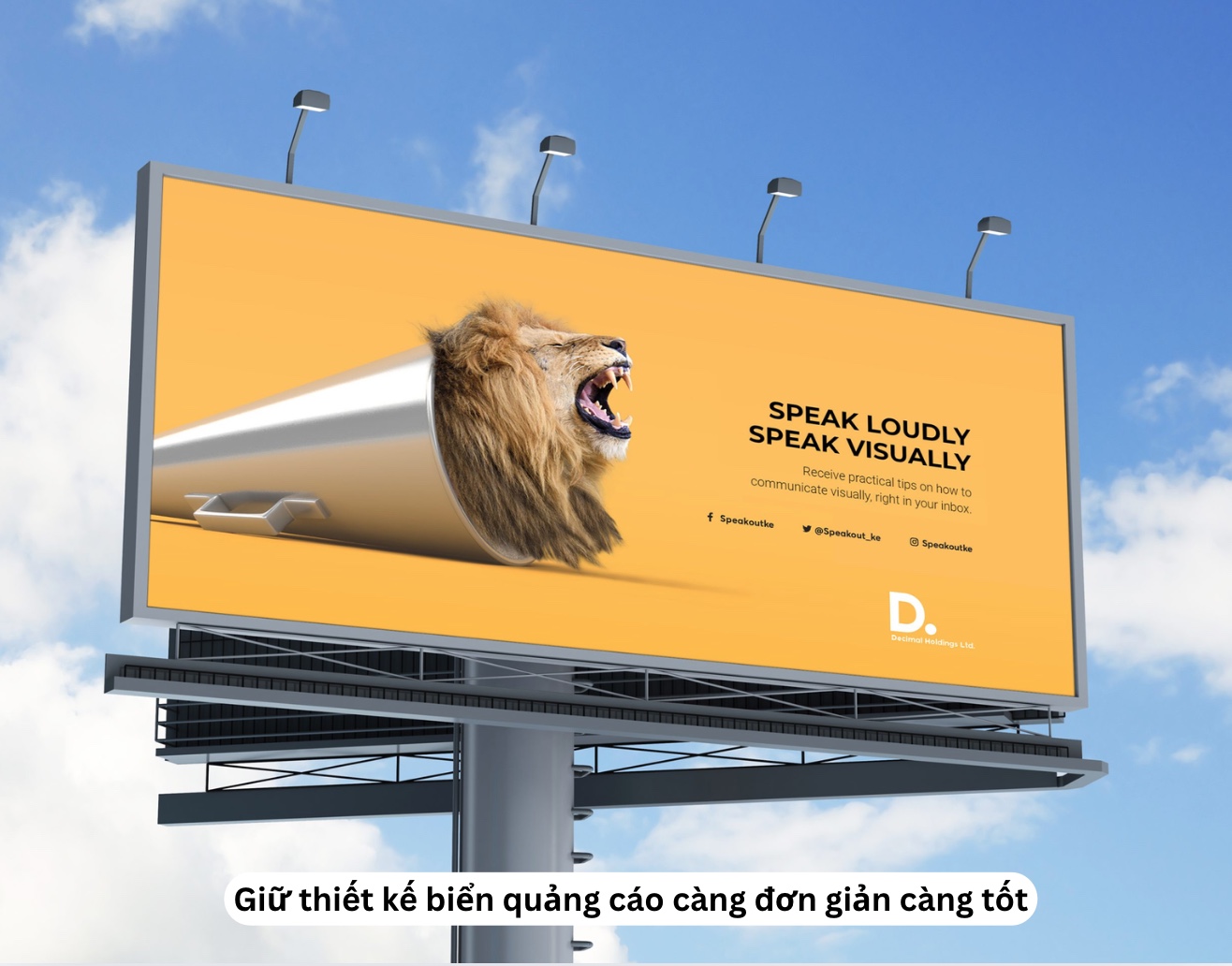 Nguyên tắc thiết kế biển billboard