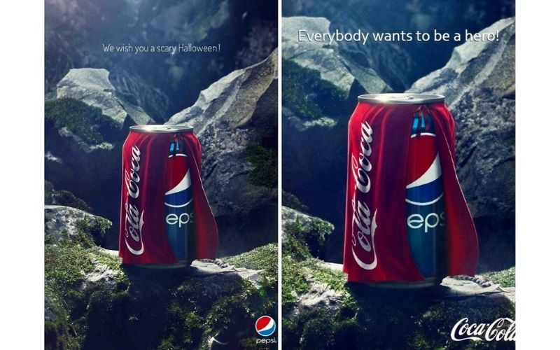 Pepsi tranh thủ "cà khịa" Coca Cola nhân dịp Halloween