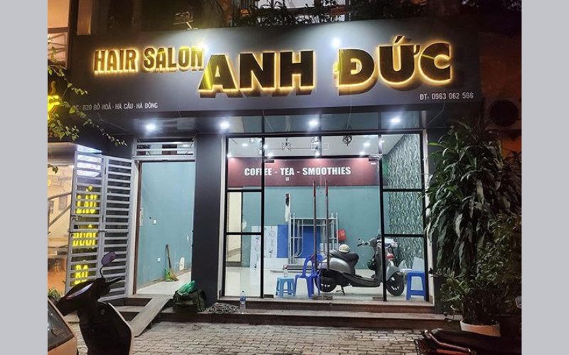 biển hair salon, biển tóc