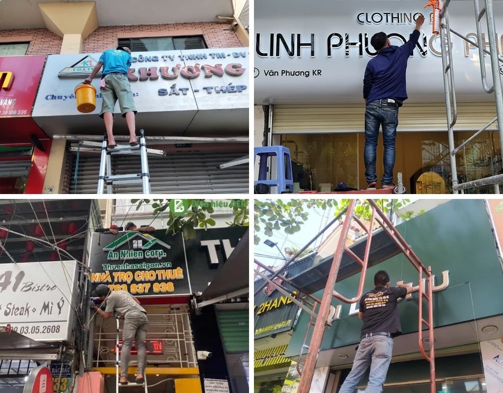 Quy trình vệ sinh biển alu nên tuân thủ đủ bước và làm cẩn thận