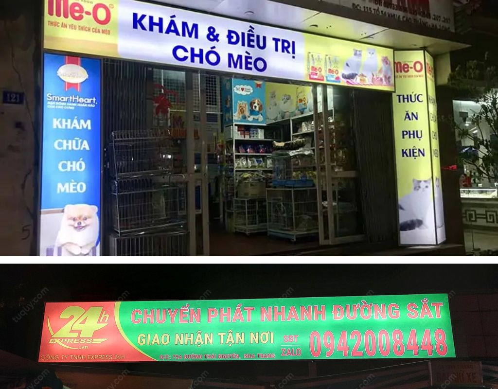 Hộp đèn hiflex được coi là biển quảng cáo có đèn rẻ nhất