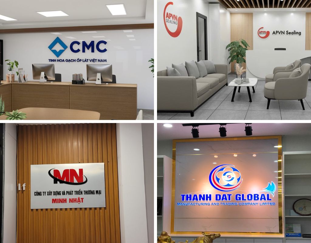 Logo treo tường/Backdrop công ty
