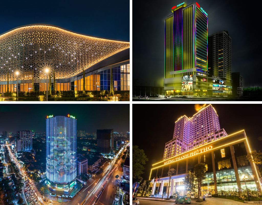 Thi công đèn LED chiếu sáng kiến trúc phải cân bằng giữa thẩm mỹ và an toàn