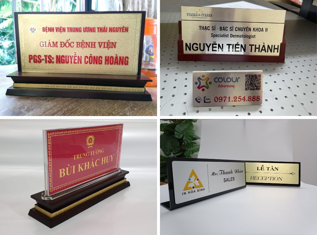 Kiểm duyệt mẫu biển tên chức danh